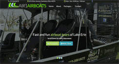 Desktop Screenshot of air1airboats.com