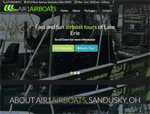 Tablet Screenshot of air1airboats.com
